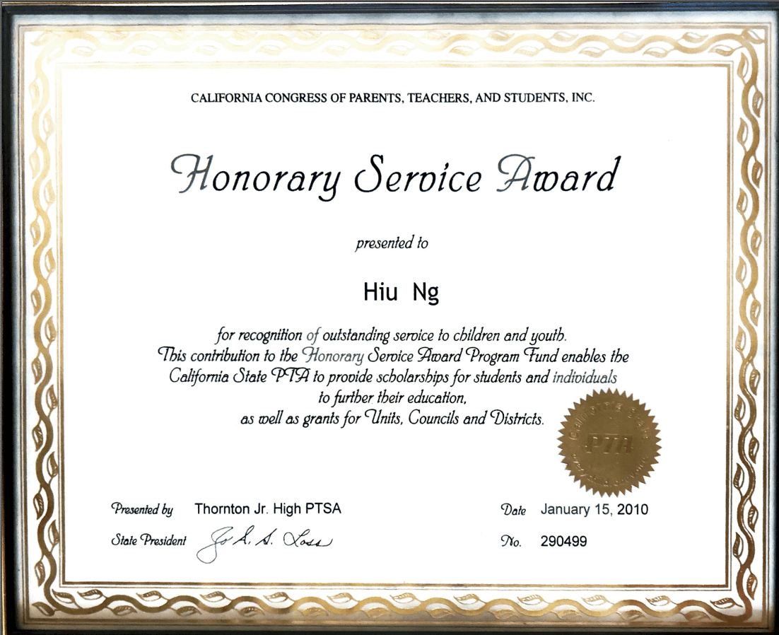 honoraryserviceaward